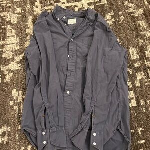 rag & bone Men's Navy Lightweight Shirt Jacket
